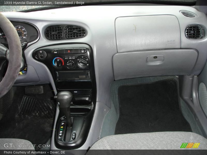 Sandalwood / Beige 1999 Hyundai Elantra GL Sedan