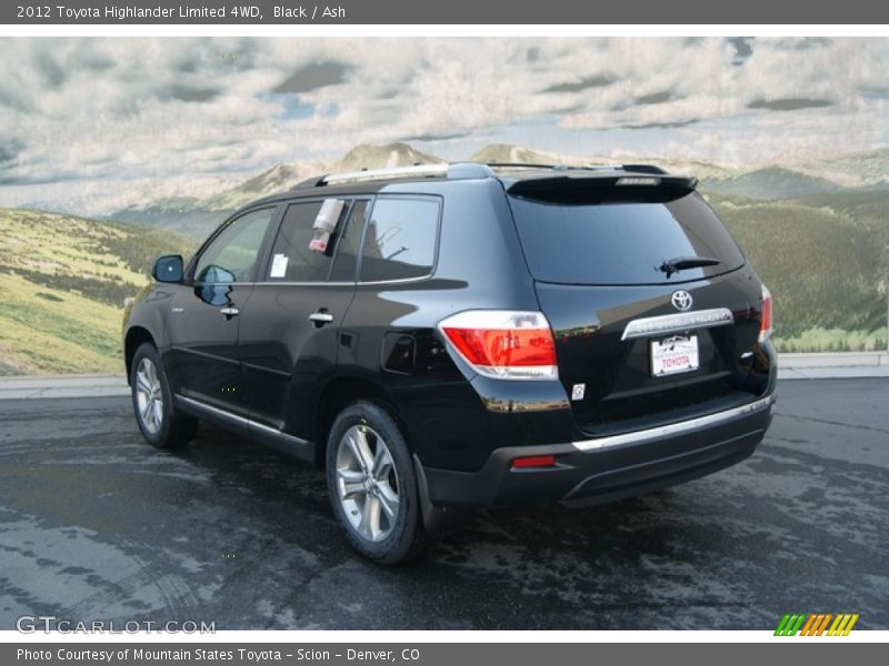 Black / Ash 2012 Toyota Highlander Limited 4WD