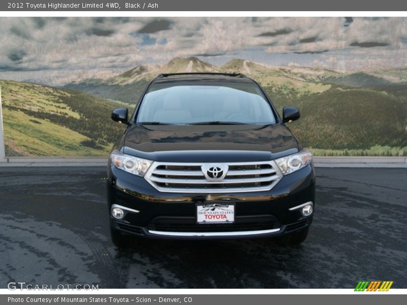 Black / Ash 2012 Toyota Highlander Limited 4WD