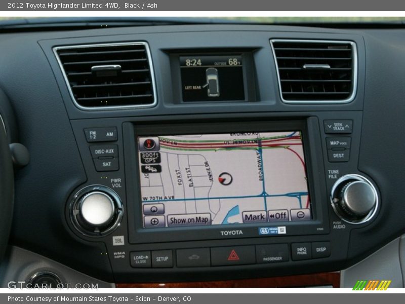 Black / Ash 2012 Toyota Highlander Limited 4WD