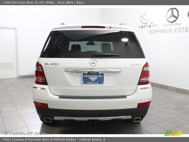 Arctic White / Black 2009 Mercedes-Benz GL 450 4Matic