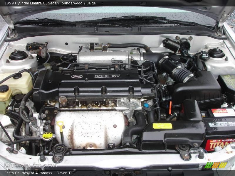 Sandalwood / Beige 1999 Hyundai Elantra GL Sedan