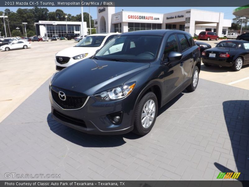 Metropolitan Gray Mica / Black 2013 Mazda CX-5 Touring