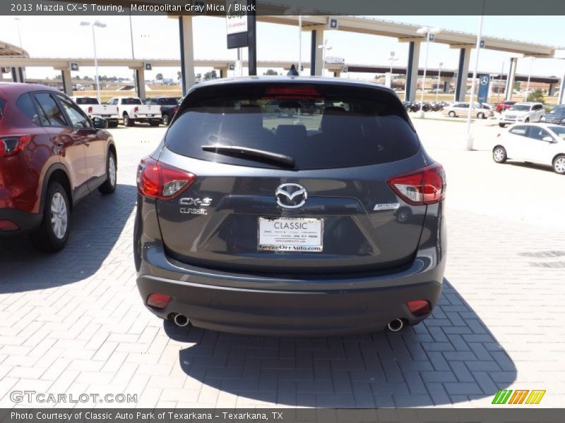 Metropolitan Gray Mica / Black 2013 Mazda CX-5 Touring