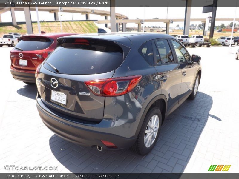 Metropolitan Gray Mica / Black 2013 Mazda CX-5 Touring