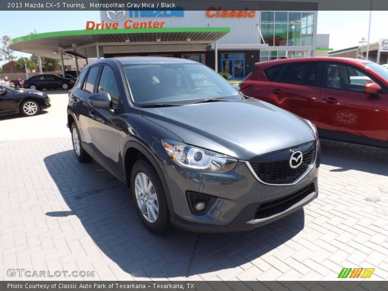 Metropolitan Gray Mica / Black 2013 Mazda CX-5 Touring
