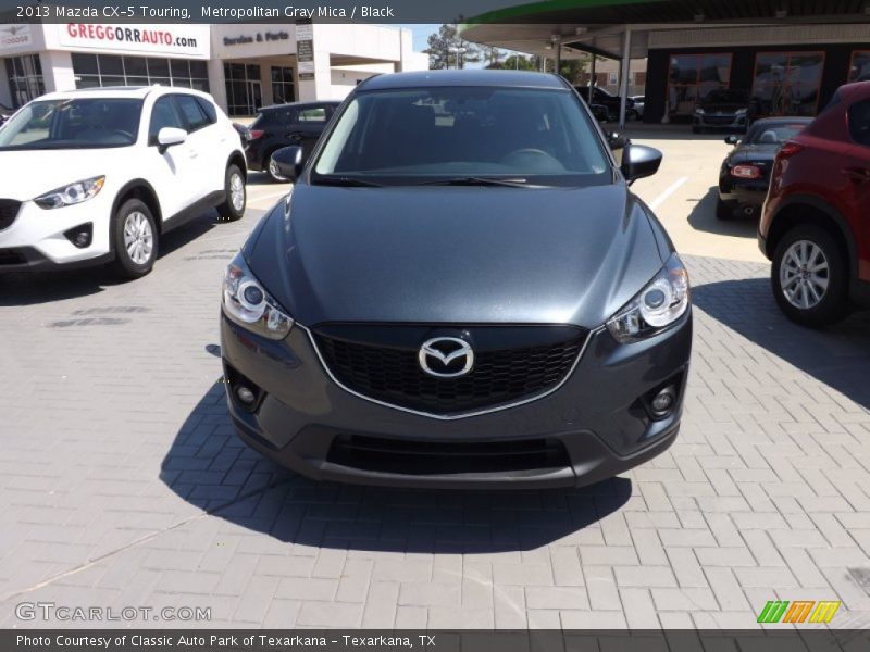 Metropolitan Gray Mica / Black 2013 Mazda CX-5 Touring