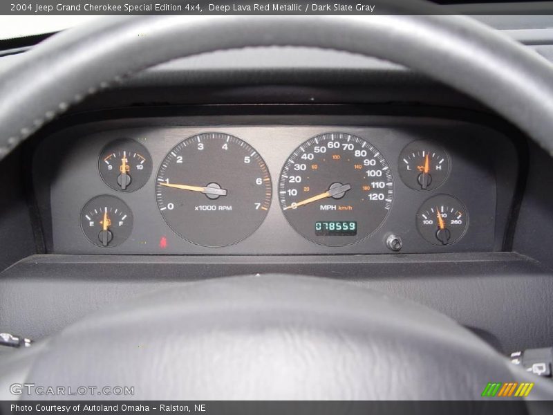 Deep Lava Red Metallic / Dark Slate Gray 2004 Jeep Grand Cherokee Special Edition 4x4
