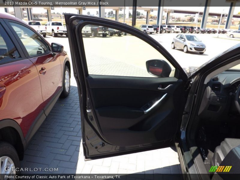 Metropolitan Gray Mica / Black 2013 Mazda CX-5 Touring