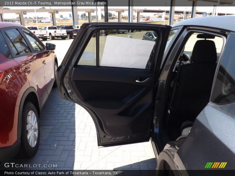 Metropolitan Gray Mica / Black 2013 Mazda CX-5 Touring