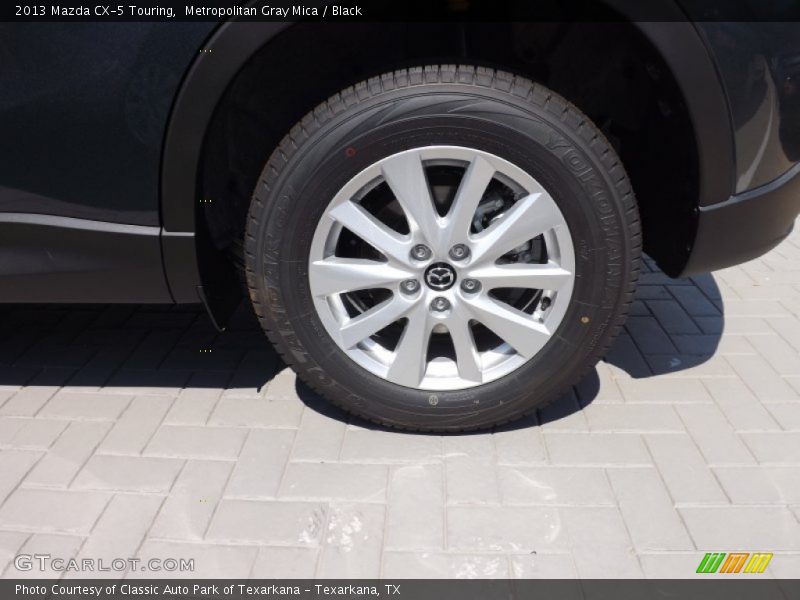Metropolitan Gray Mica / Black 2013 Mazda CX-5 Touring