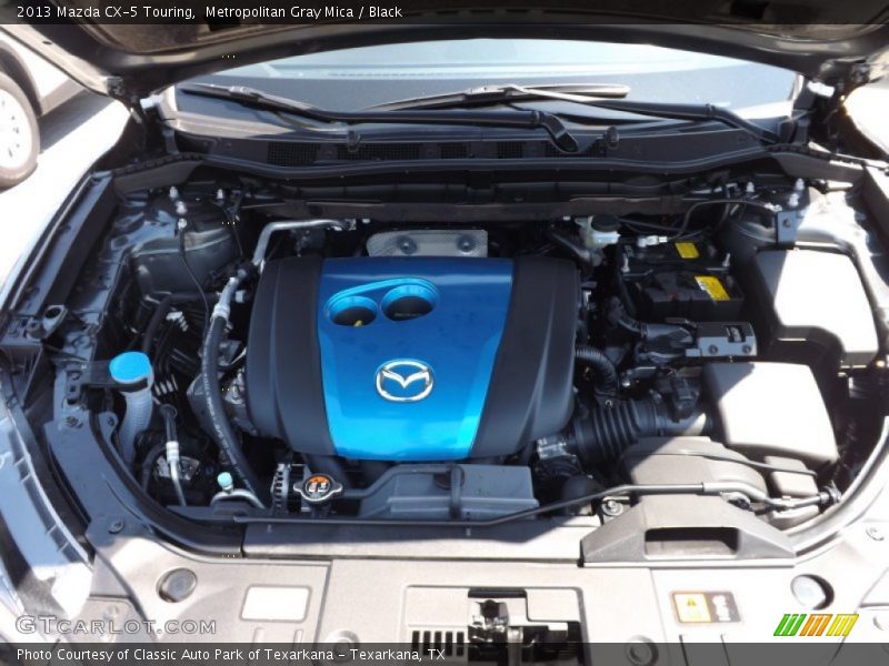 Metropolitan Gray Mica / Black 2013 Mazda CX-5 Touring