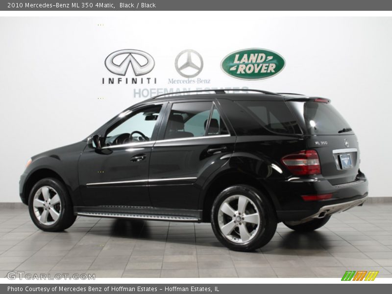 Black / Black 2010 Mercedes-Benz ML 350 4Matic