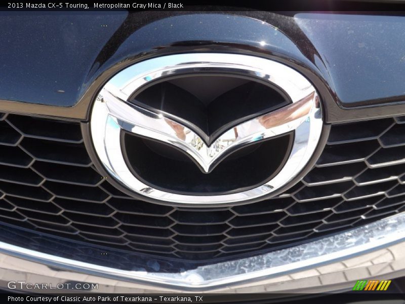 Metropolitan Gray Mica / Black 2013 Mazda CX-5 Touring