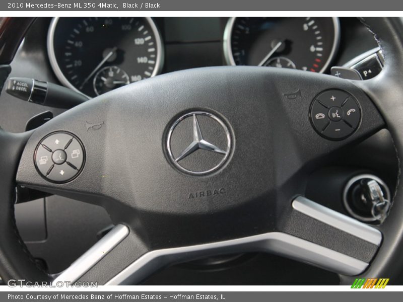 Black / Black 2010 Mercedes-Benz ML 350 4Matic