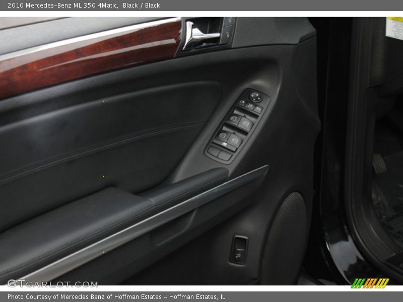 Black / Black 2010 Mercedes-Benz ML 350 4Matic