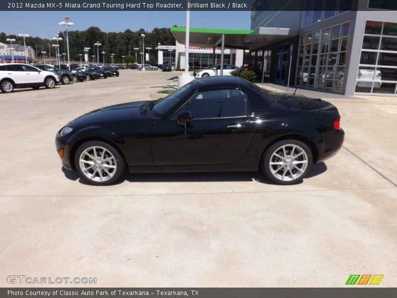 Brilliant Black / Black 2012 Mazda MX-5 Miata Grand Touring Hard Top Roadster