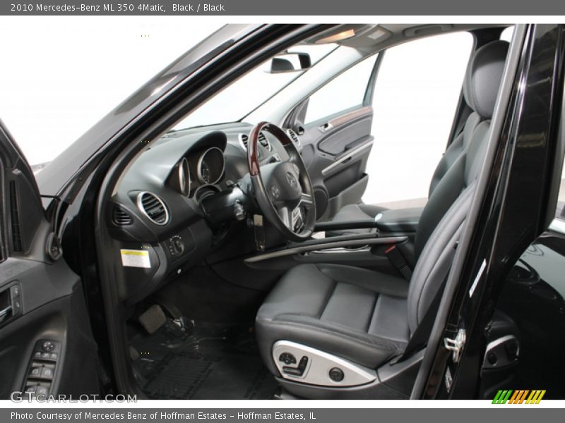 Black / Black 2010 Mercedes-Benz ML 350 4Matic