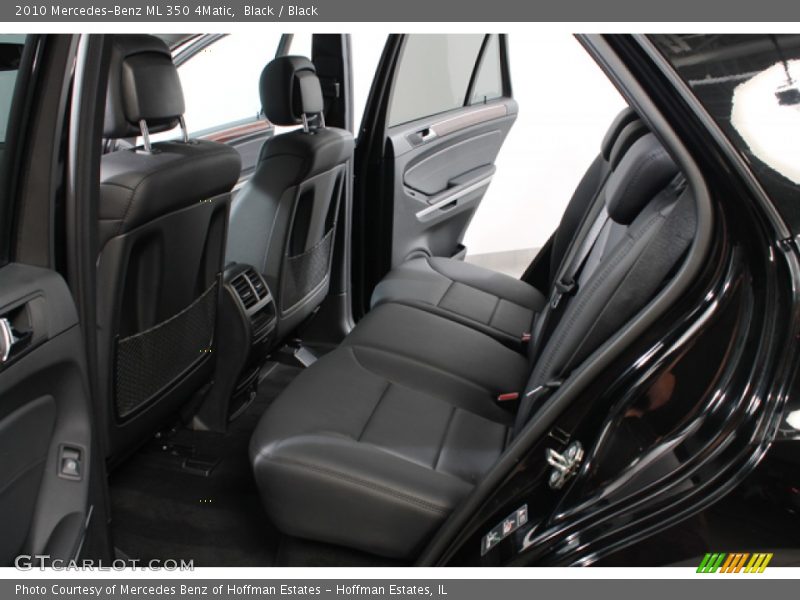 Black / Black 2010 Mercedes-Benz ML 350 4Matic