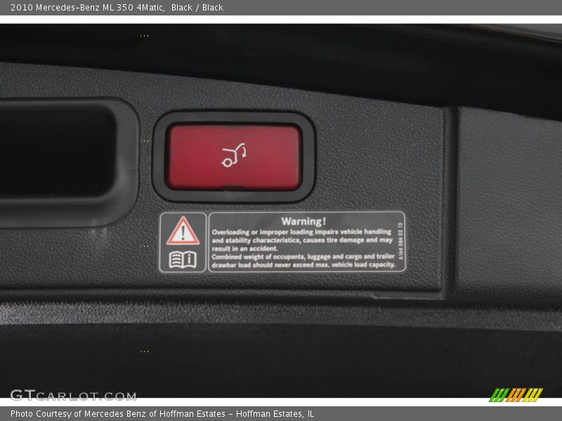 Black / Black 2010 Mercedes-Benz ML 350 4Matic