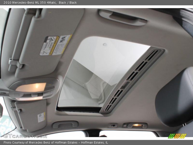 Black / Black 2010 Mercedes-Benz ML 350 4Matic