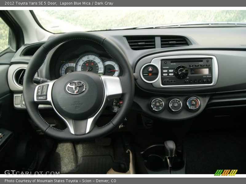 Dashboard of 2012 Yaris SE 5 Door