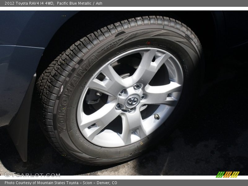 Pacific Blue Metallic / Ash 2012 Toyota RAV4 I4 4WD