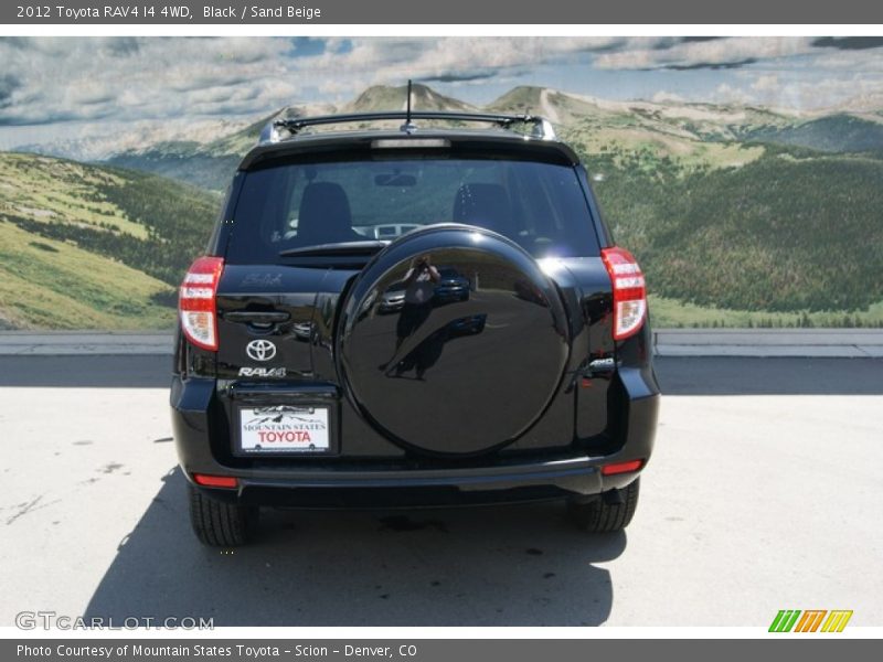 Black / Sand Beige 2012 Toyota RAV4 I4 4WD