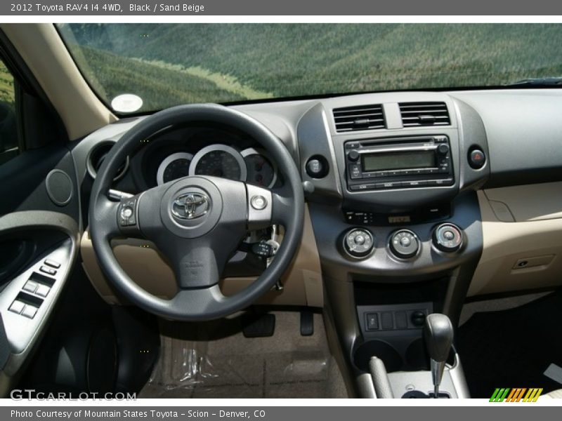 Black / Sand Beige 2012 Toyota RAV4 I4 4WD