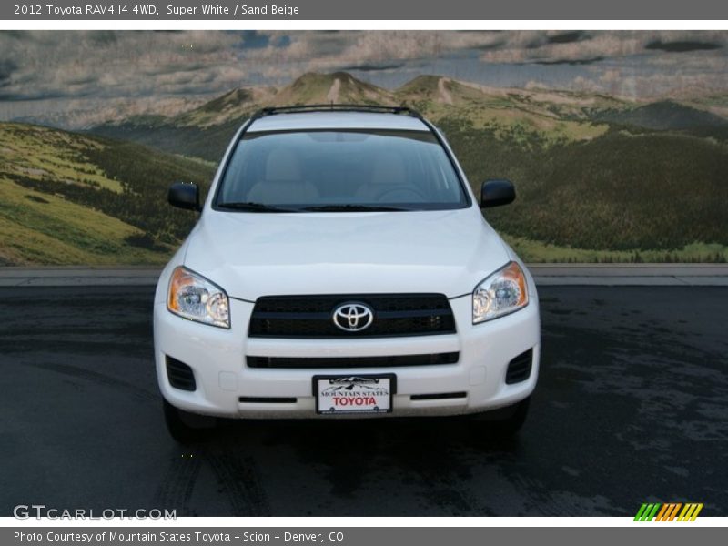 Super White / Sand Beige 2012 Toyota RAV4 I4 4WD