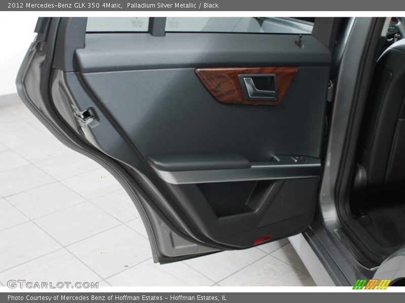 Palladium Silver Metallic / Black 2012 Mercedes-Benz GLK 350 4Matic
