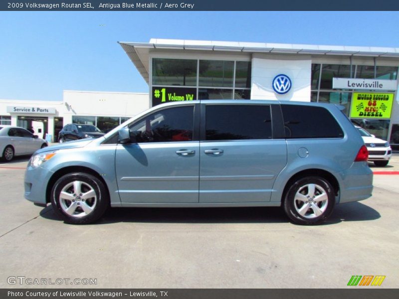Antigua Blue Metallic / Aero Grey 2009 Volkswagen Routan SEL