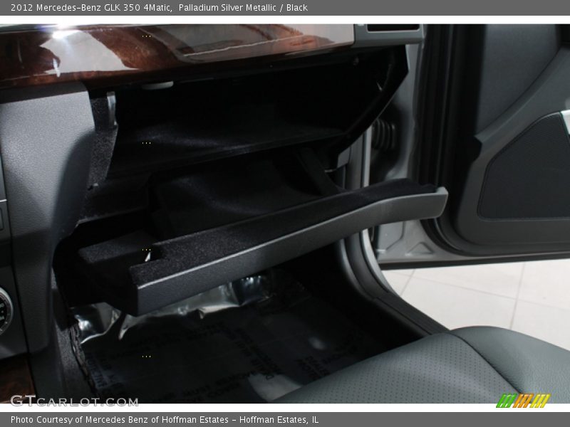 Palladium Silver Metallic / Black 2012 Mercedes-Benz GLK 350 4Matic