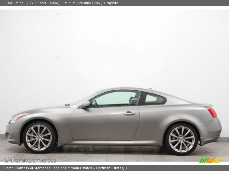  2008 G 37 S Sport Coupe Platinum Graphite Gray