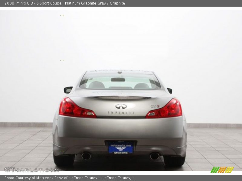 Platinum Graphite Gray / Graphite 2008 Infiniti G 37 S Sport Coupe
