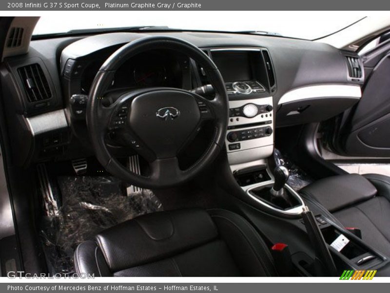  2008 G 37 S Sport Coupe Graphite Interior