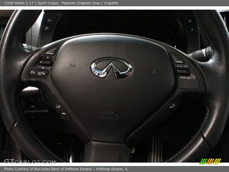 Platinum Graphite Gray / Graphite 2008 Infiniti G 37 S Sport Coupe