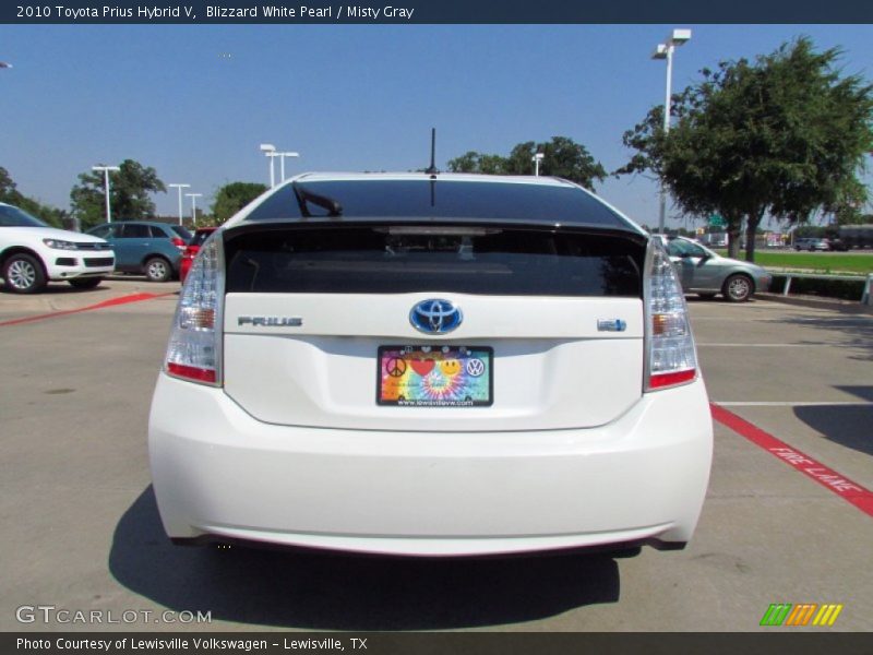 Blizzard White Pearl / Misty Gray 2010 Toyota Prius Hybrid V