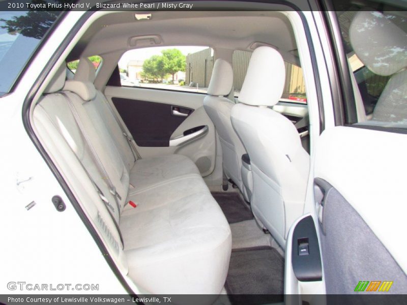 Blizzard White Pearl / Misty Gray 2010 Toyota Prius Hybrid V