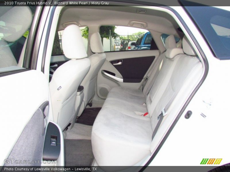 Blizzard White Pearl / Misty Gray 2010 Toyota Prius Hybrid V