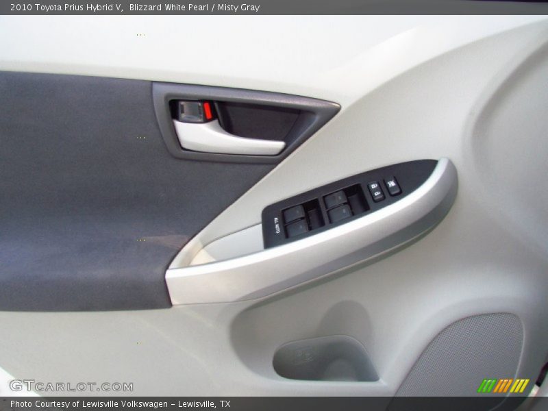Blizzard White Pearl / Misty Gray 2010 Toyota Prius Hybrid V