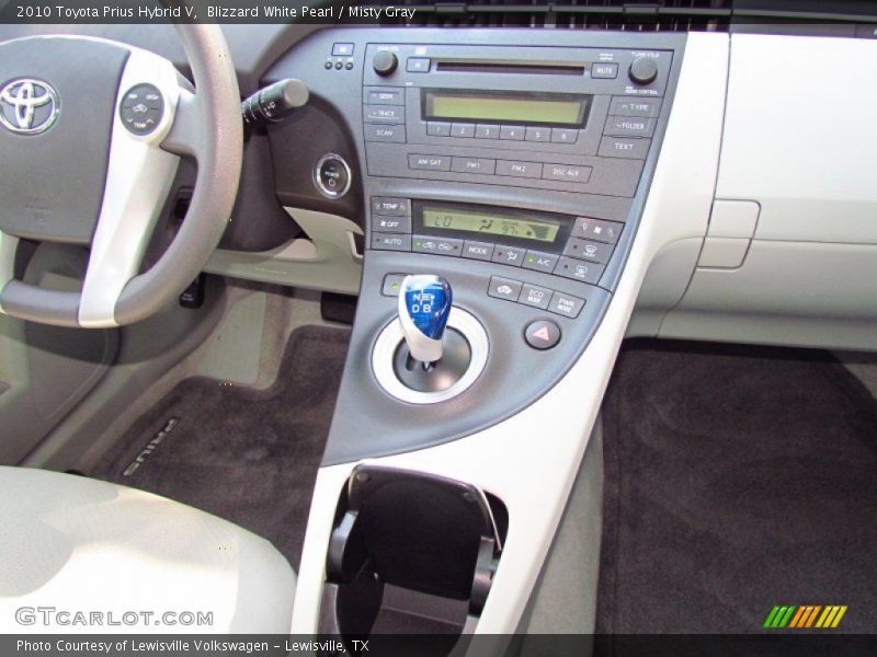 Blizzard White Pearl / Misty Gray 2010 Toyota Prius Hybrid V