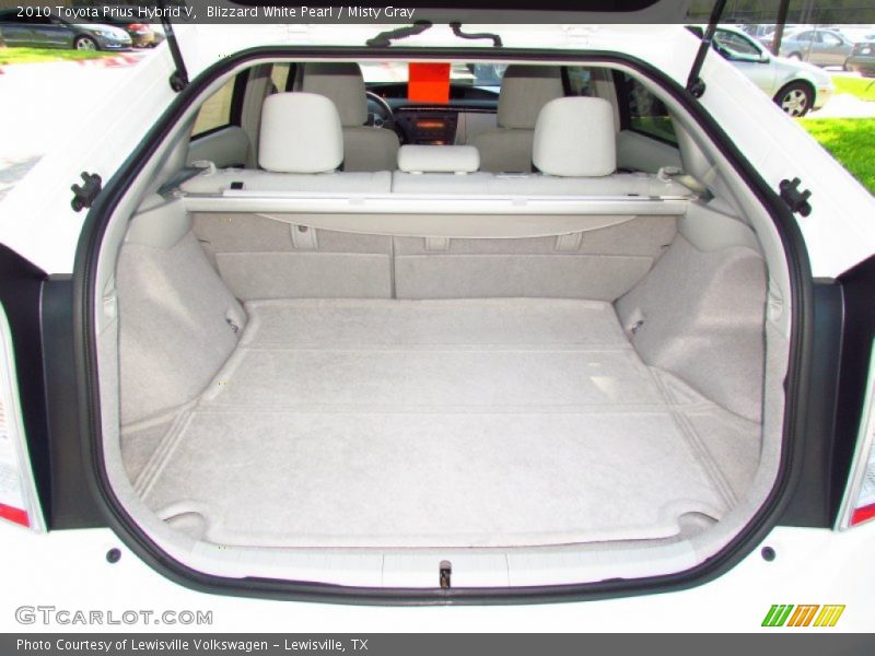 Blizzard White Pearl / Misty Gray 2010 Toyota Prius Hybrid V