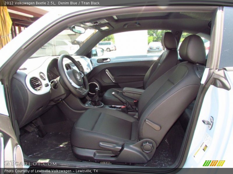 Denim Blue / Titan Black 2012 Volkswagen Beetle 2.5L