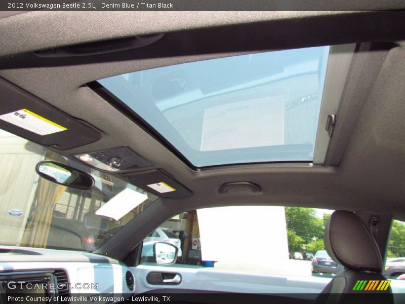 Sunroof of 2012 Beetle 2.5L