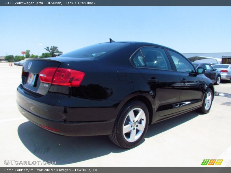 Black / Titan Black 2012 Volkswagen Jetta TDI Sedan