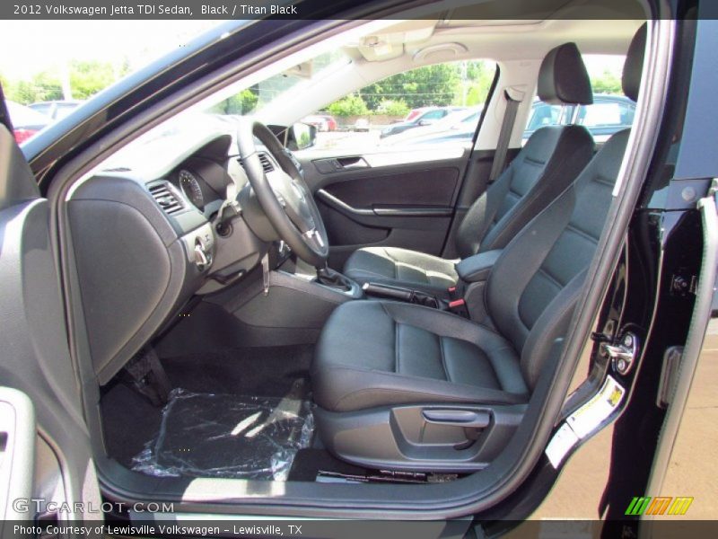 Black / Titan Black 2012 Volkswagen Jetta TDI Sedan