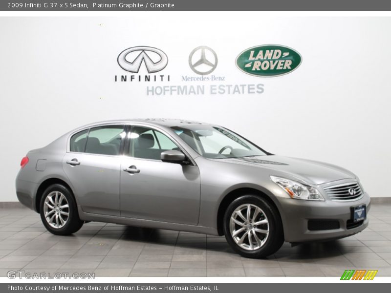 Platinum Graphite / Graphite 2009 Infiniti G 37 x S Sedan