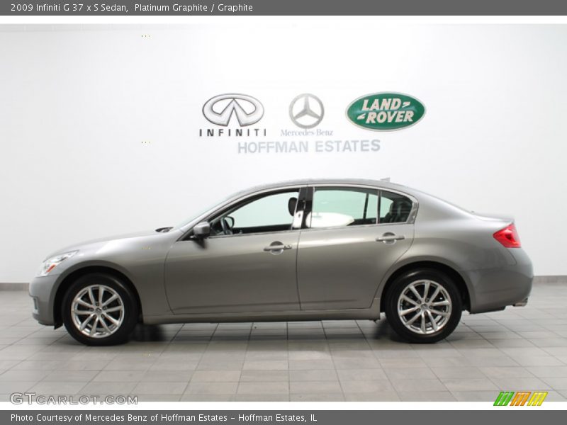 Platinum Graphite / Graphite 2009 Infiniti G 37 x S Sedan