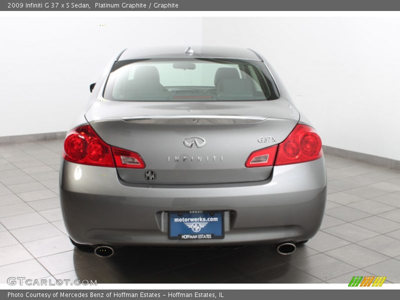 Platinum Graphite / Graphite 2009 Infiniti G 37 x S Sedan